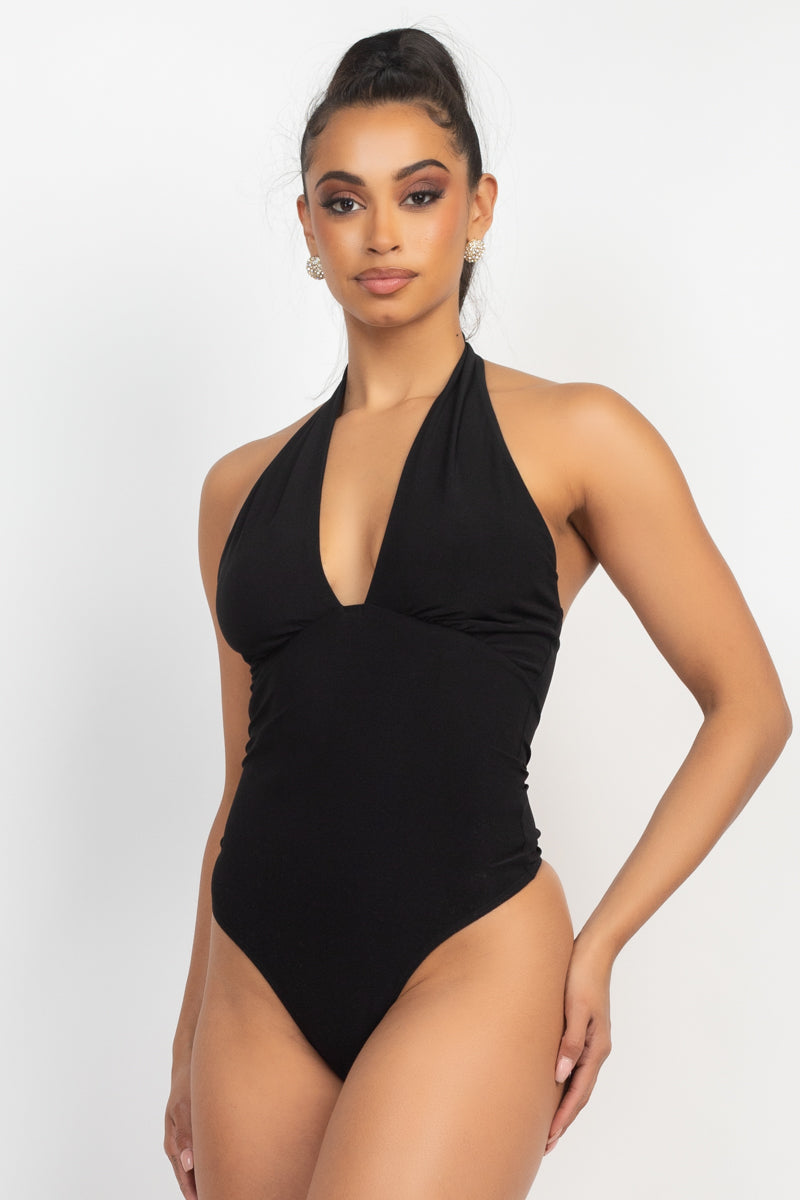 HALTER NECK BODYSUIT