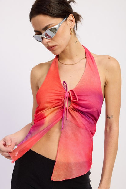 HALTER MULTICOLOR TOP