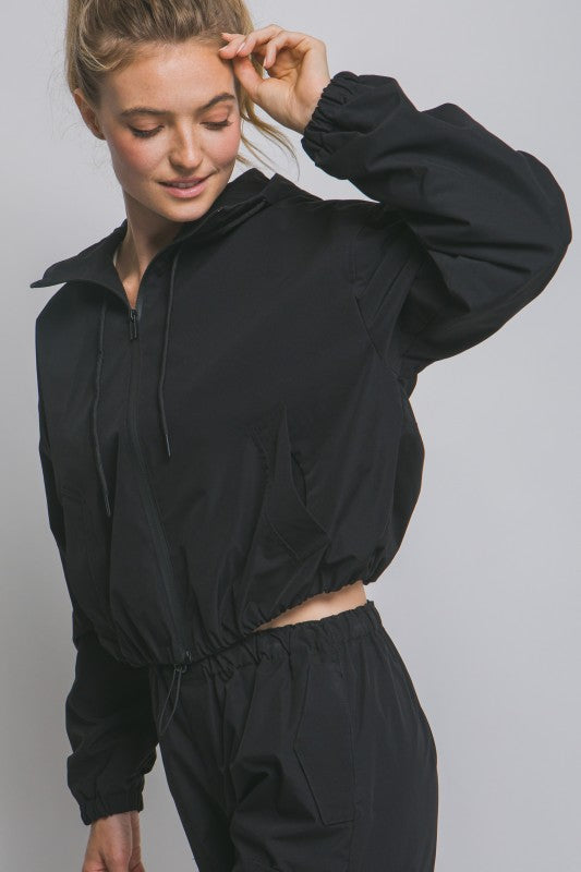 WATERPROOF HOODED JACKET