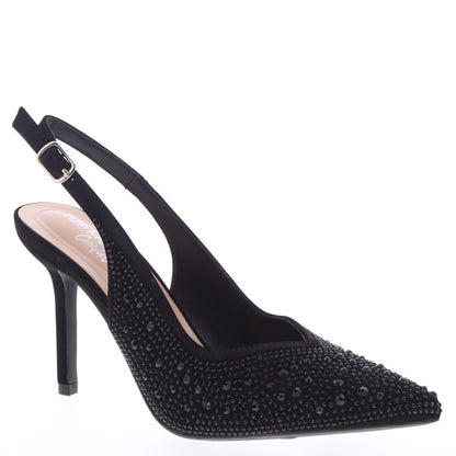 RHINESTONE SLINGBACK DRESS HEELS