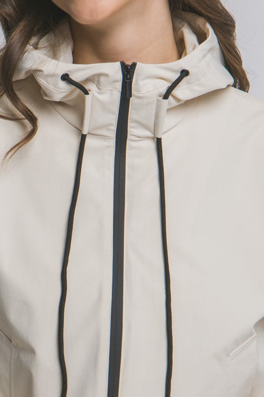 WATERPROOF HOODED JACKET