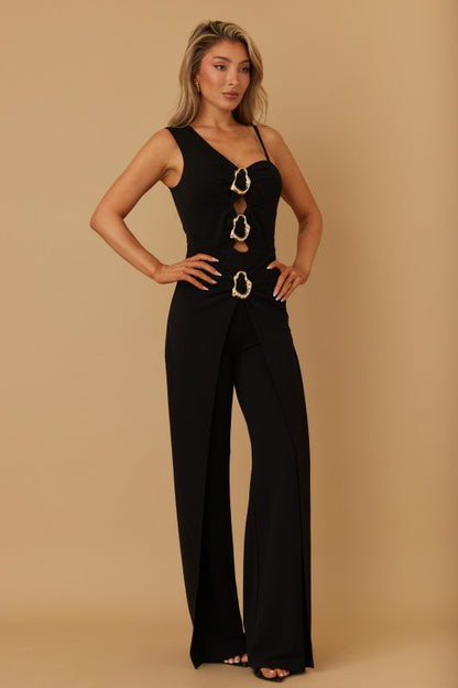 RING STONE LAYERED JUMPSUIT