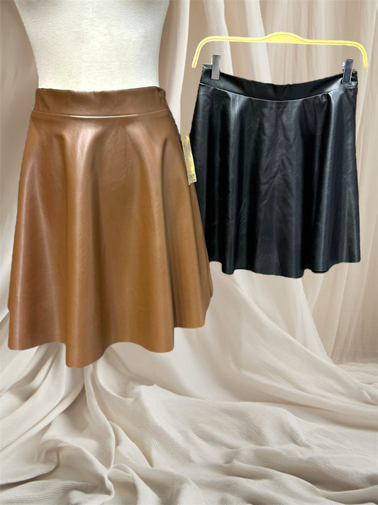 PLEATED MINI SKIRT