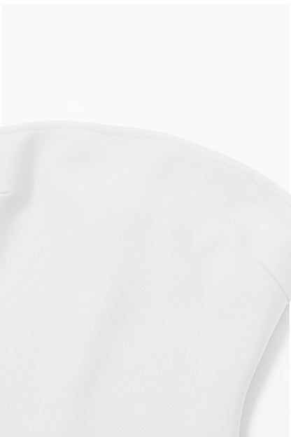 Mirelle Hybrid Bandage Satin Midi Dress