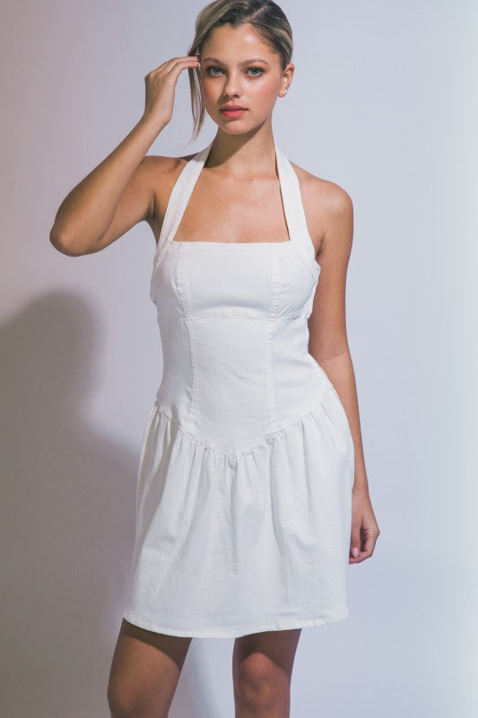 HALTER NECK DROP