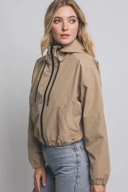 WATERPROOF HOODED JACKET