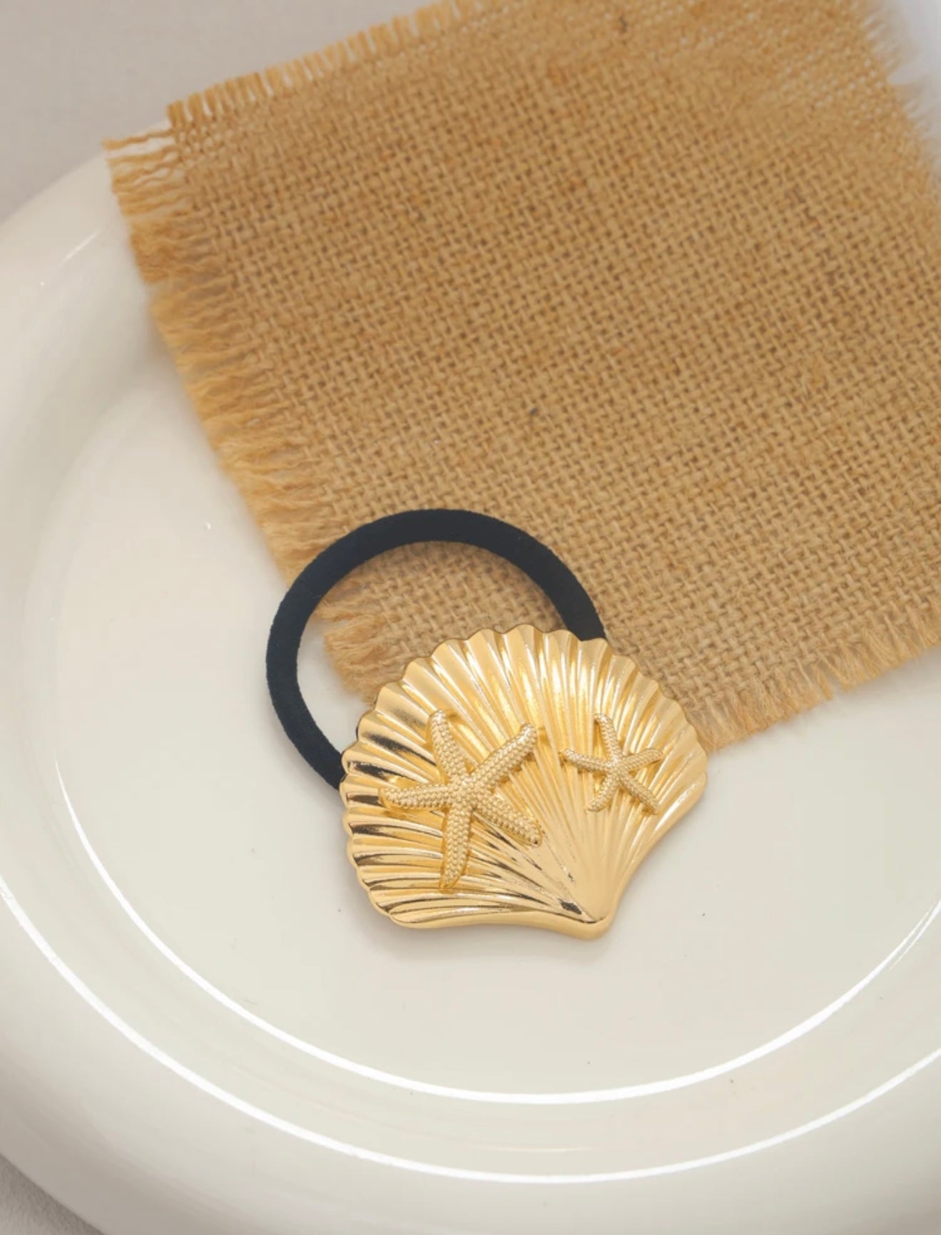 3 PCS GLOSSY METAL HAIR SCRUNCHIES