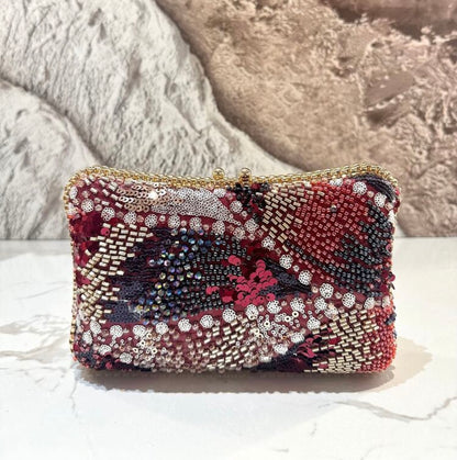 LUXURY RHINESTONE EVENING CLUTCH BAG