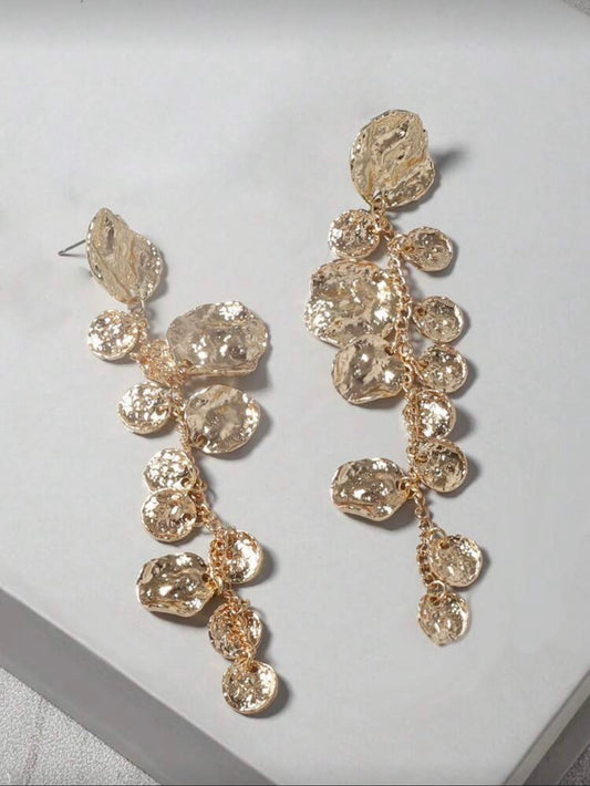 TASSEL GOLD EARRINGS