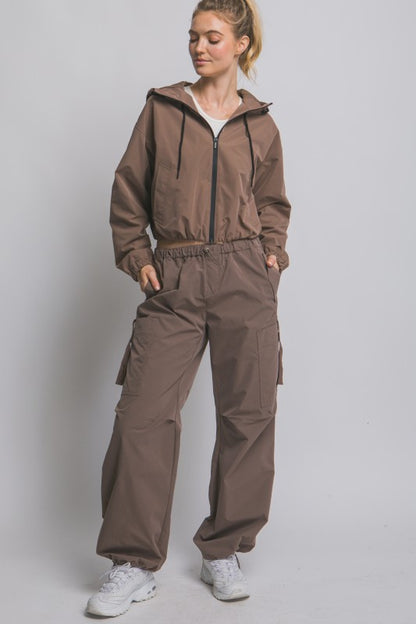 WATERPROOF HOODED JACKET