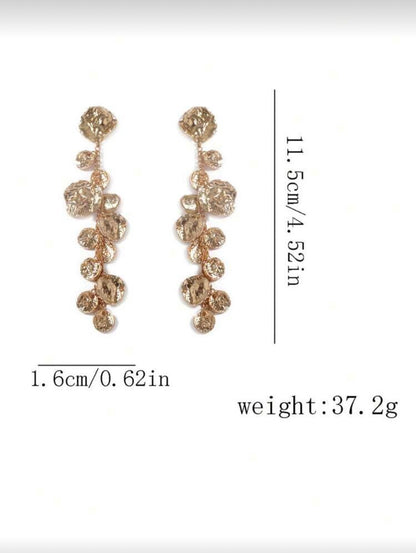 TASSEL GOLD EARRINGS