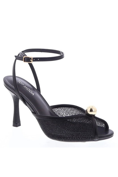 PEEP TOE DRESS HEELS