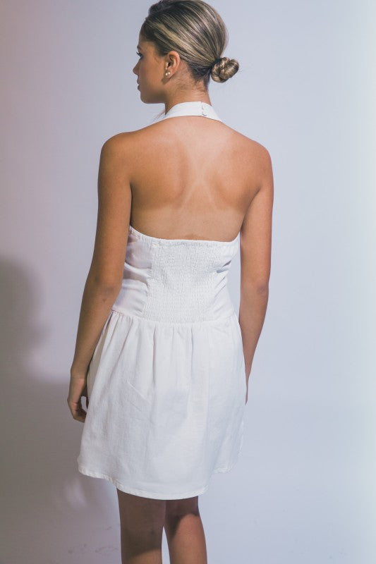 HALTER NECK DROP