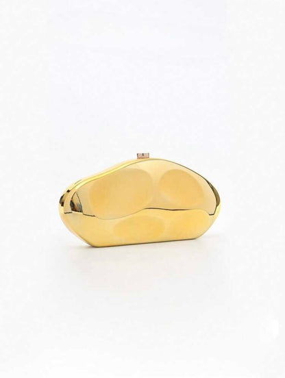 SCULPTURAL HEAVY DUTY EVENING CLUTCH BAG