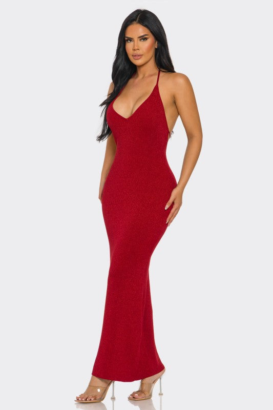 KNIT MAXI DRESS
