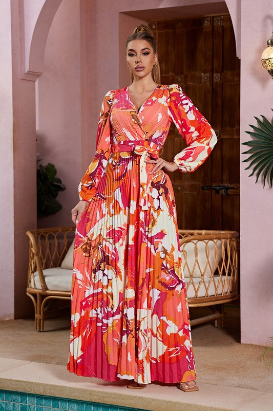 PRINTED MAXI DRESS