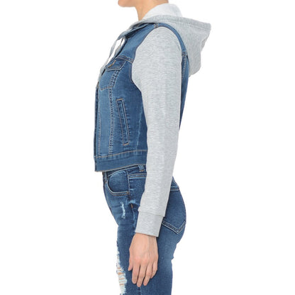 FLEECE DENIM JACKET