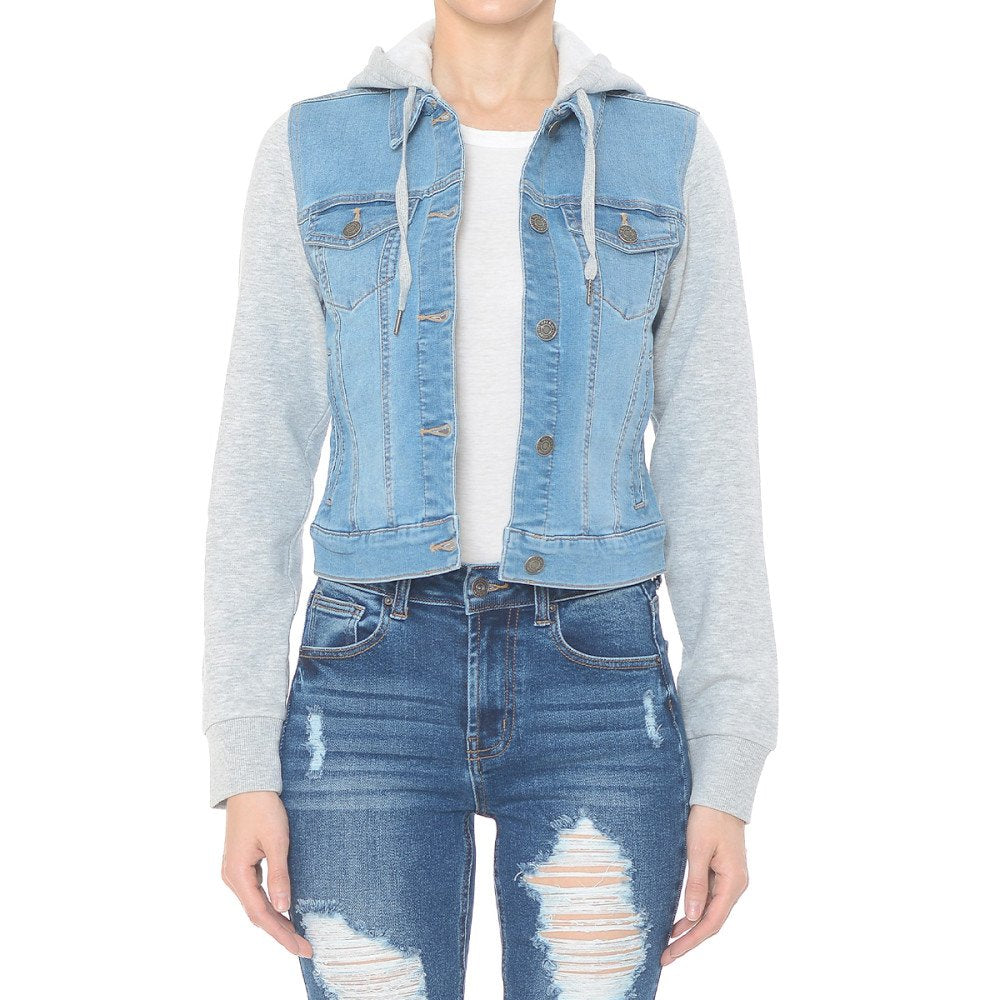 FLEECE DENIM JACKET