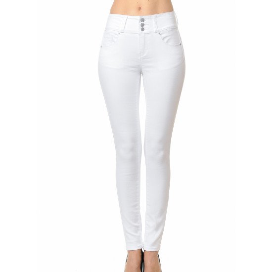 HIGH RISE FULL LENGTH SKINNY JEANS