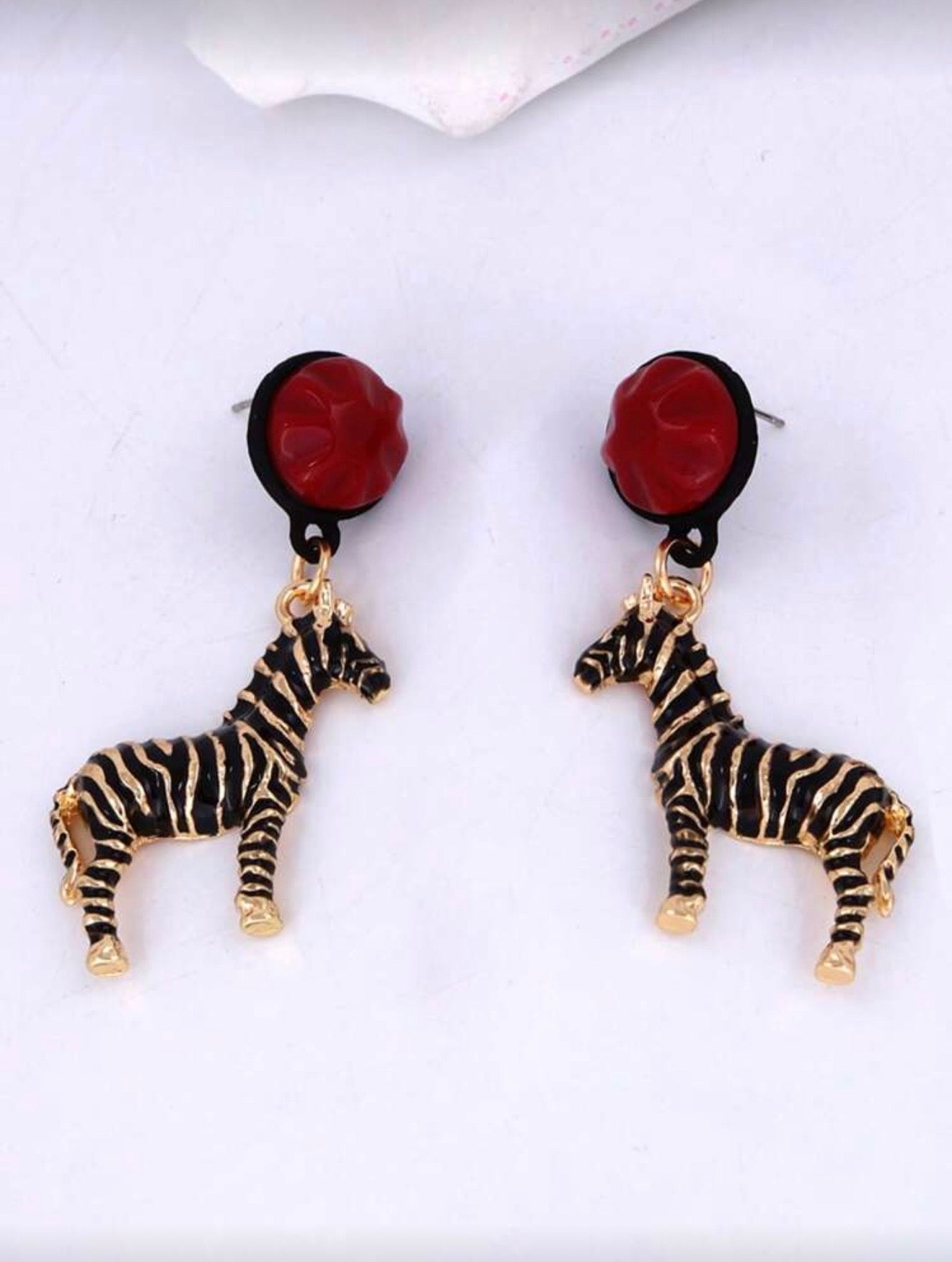 ZEBRA FASHION EARRINGS