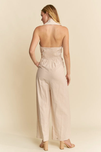 MINI HALTER JUMPSUIT