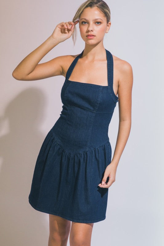 HALTER NECK DROP