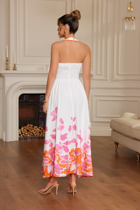 PRINTED MAXI DRESS