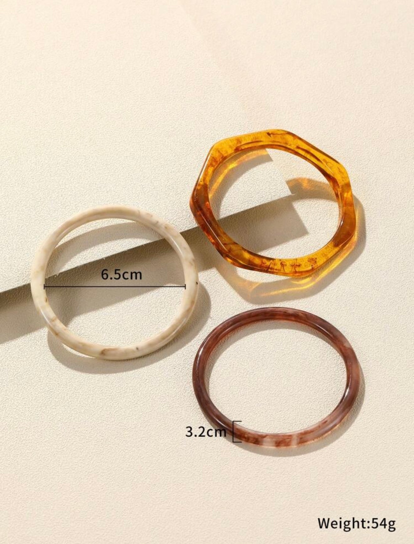 3 PCS BANGEL BRACELETS