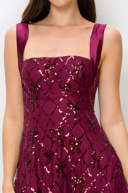 MNI SEQUINED PARTY DRESS