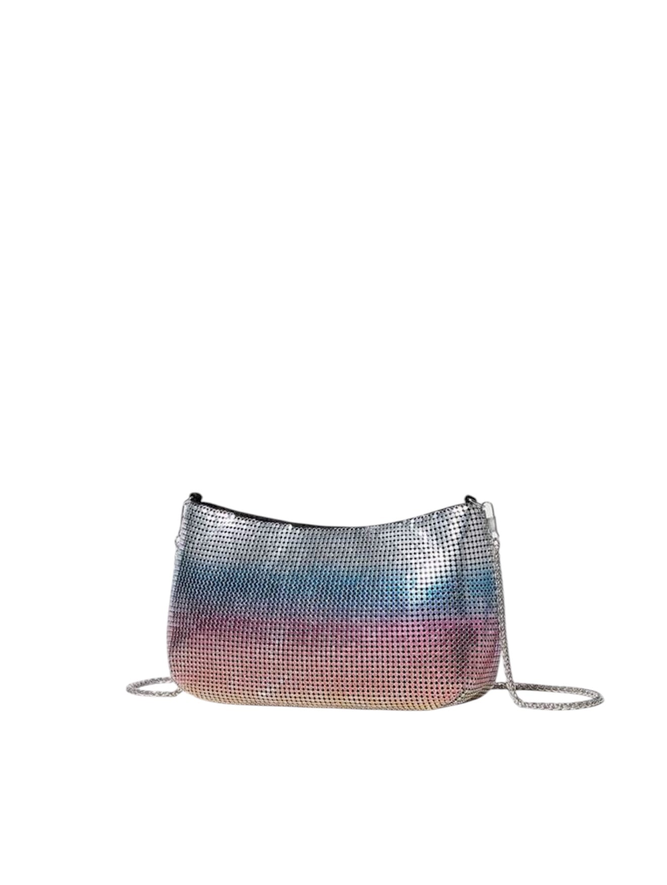 RHINESTONE SHOULDER HANDBAG