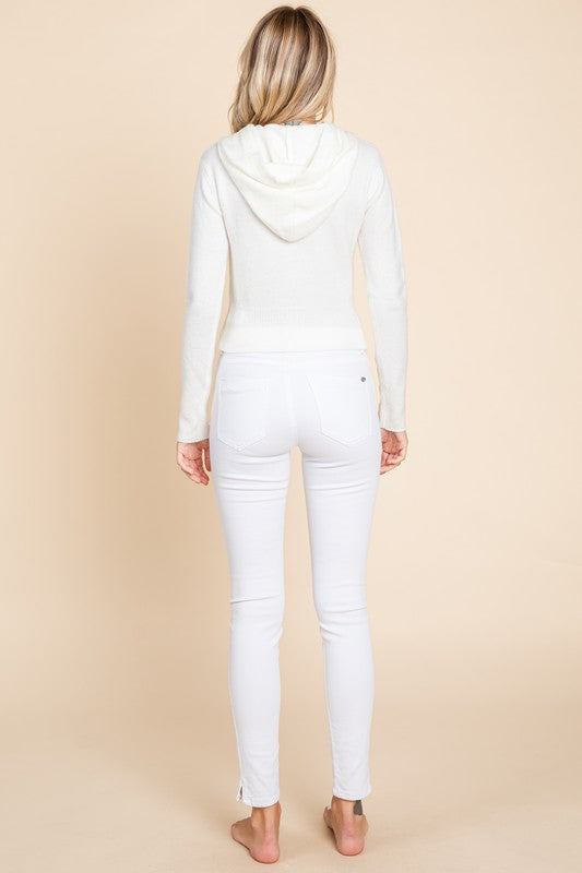 SOFT KNKT ZIPPER HOODIE