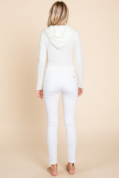 SOFT KNKT ZIPPER HOODIE