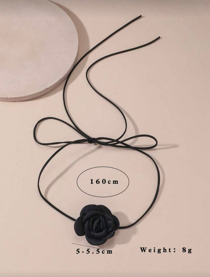 FLOWER RIBBON WAIST CHAIN/ NECKLACE