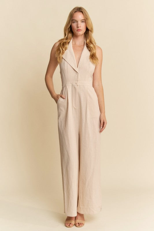 MINI HALTER JUMPSUIT