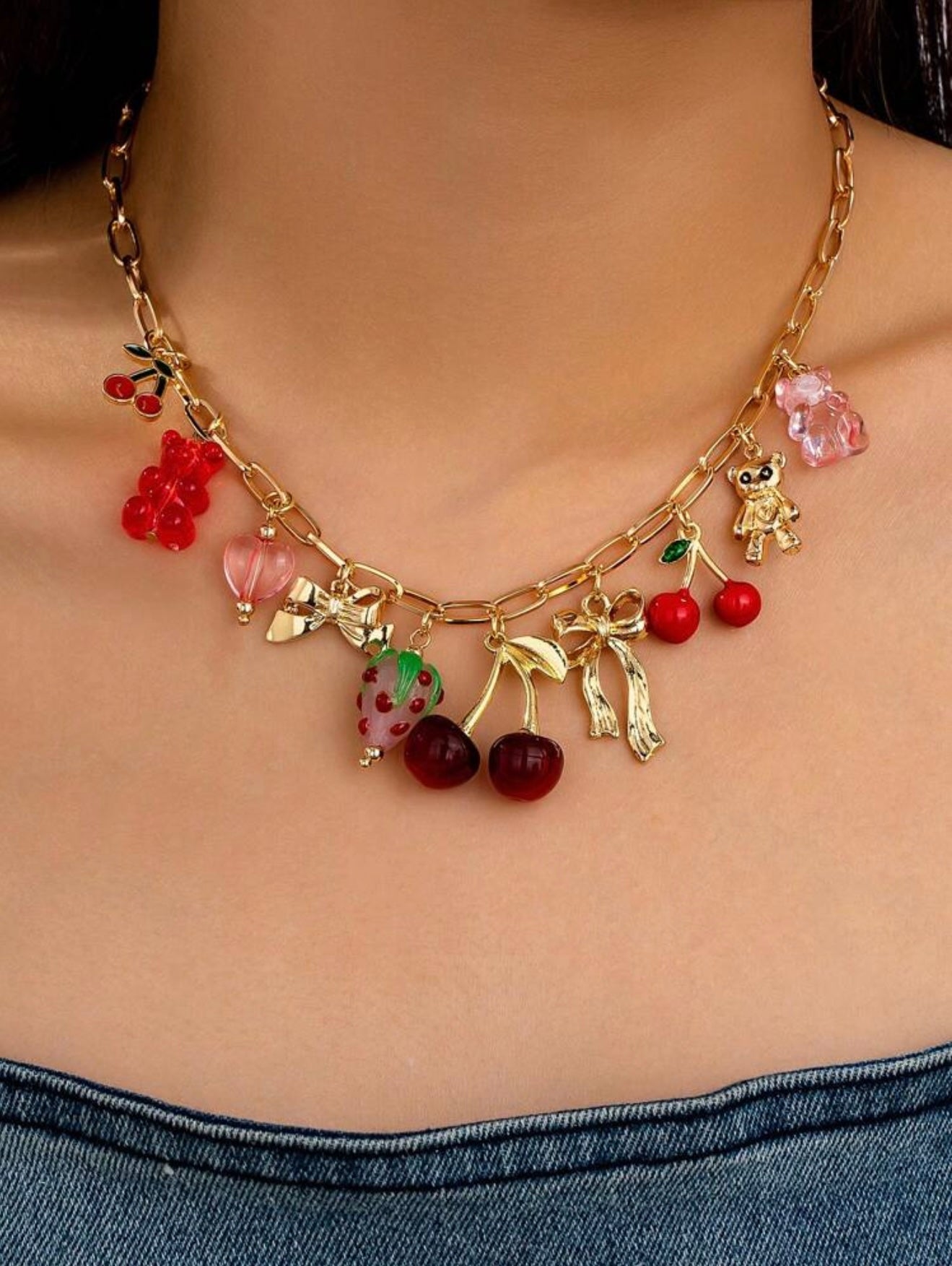 CHERRY CHARM NECKLACE