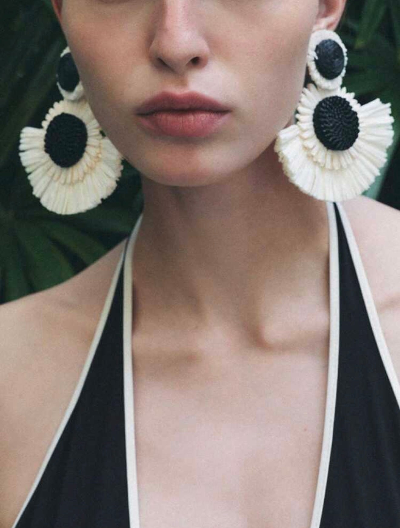 HAND WOVEN FLOWER EARRINGS