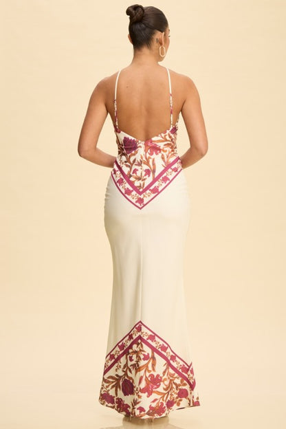 HALTER MAXI SUMMER DRESS