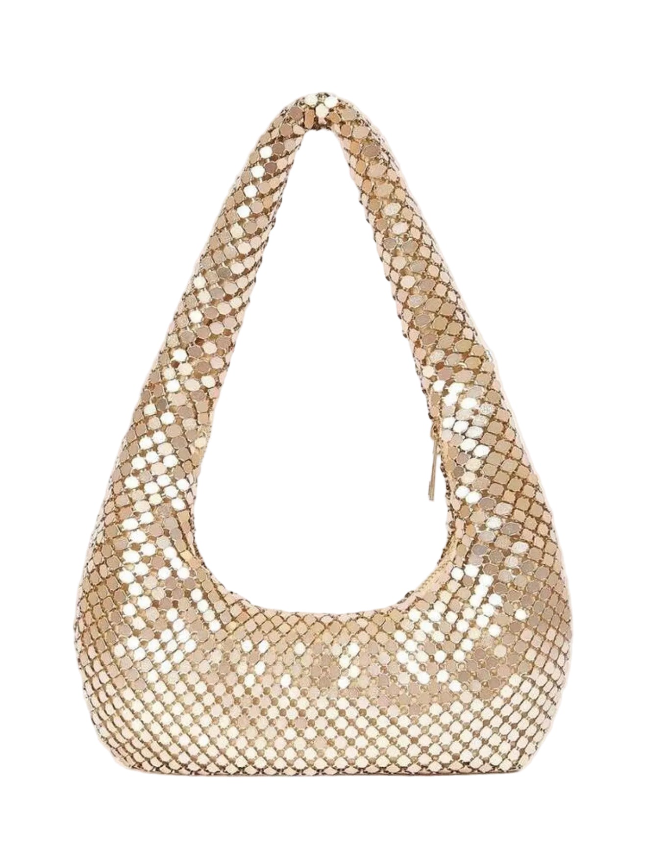 TOP HANDLE WOMEN METAL SHOULDER PARTY CLUTCH BAG