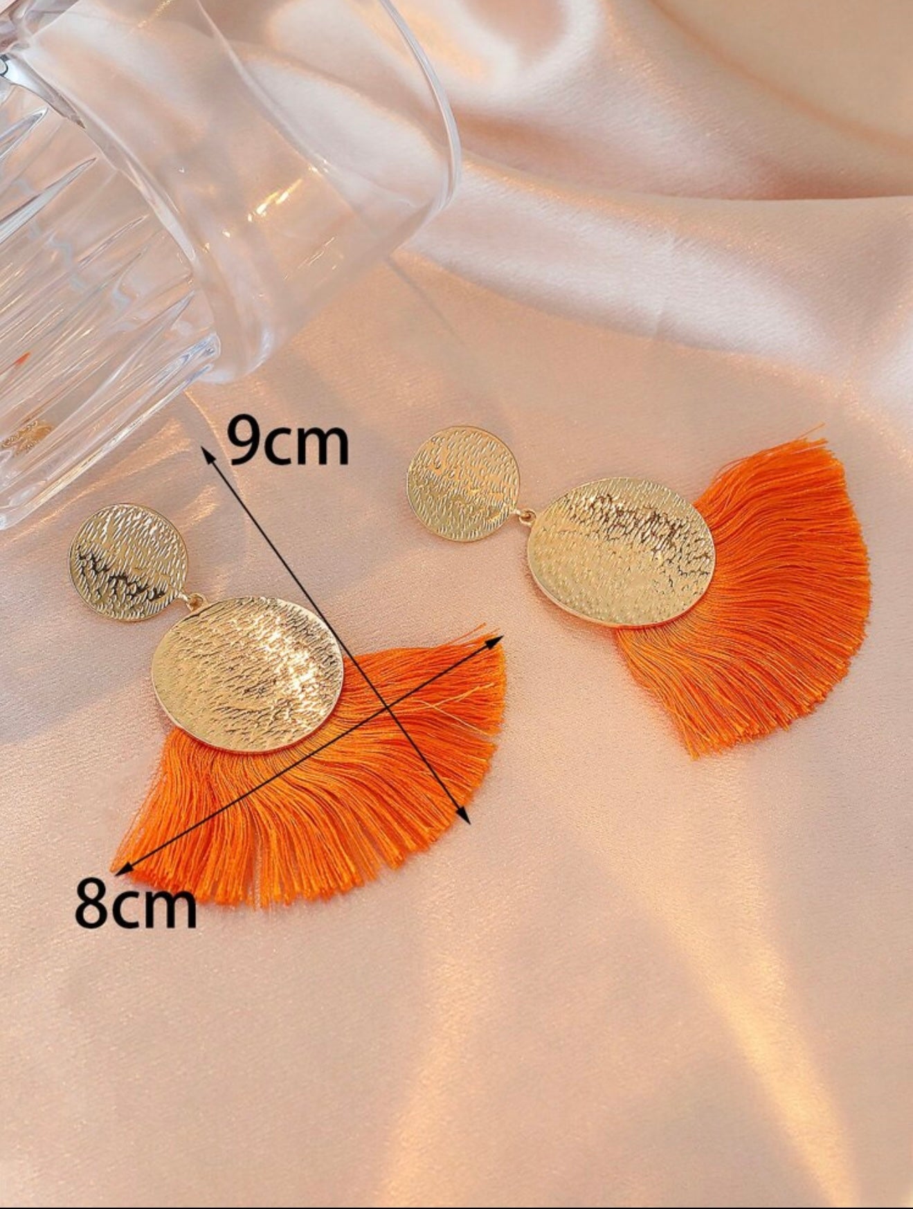 FAN TASSEL DROP EARRINGS