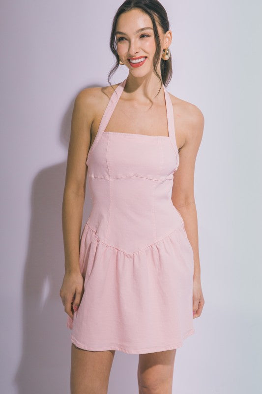 HALTER NECK DROP