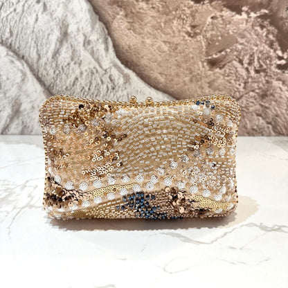 LUXURY RHINESTONE EVENING CLUTCH BAG