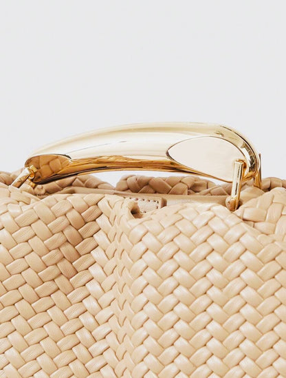 PU LEATHER TOP HANDED CLUTCH BAG