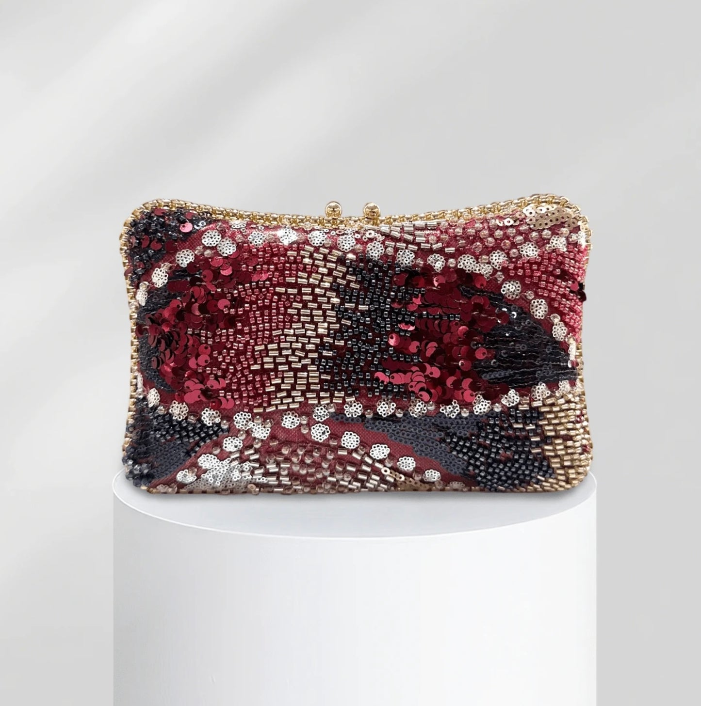 LUXURY RHINESTONE EVENING CLUTCH BAG