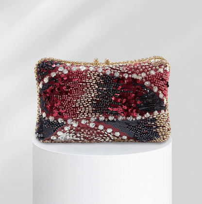 LUXURY RHINESTONE EVENING CLUTCH BAG