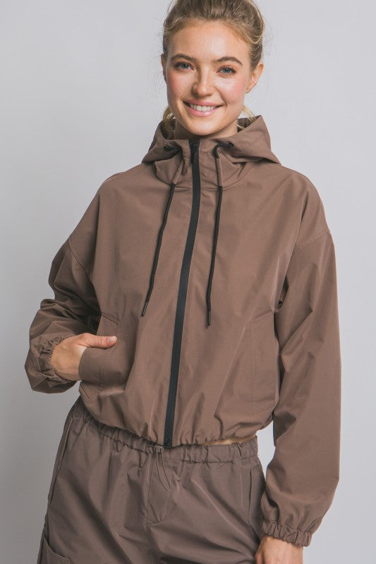 WATERPROOF HOODED JACKET