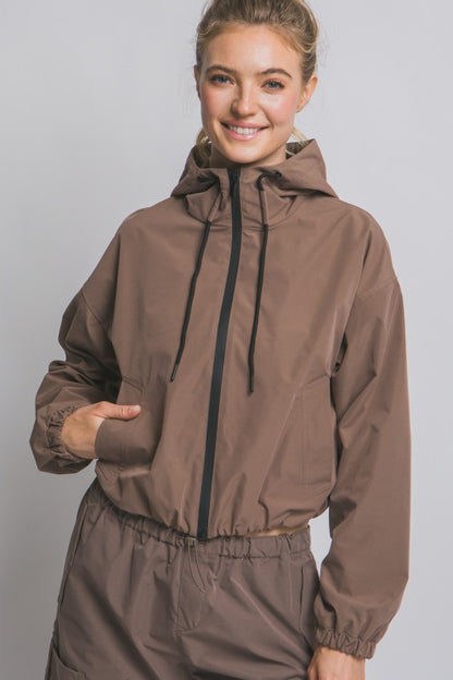 WATERPROOF HOODED JACKET