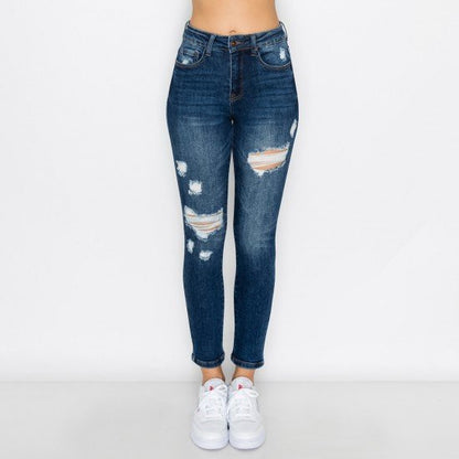 AUTHENTIC DESTRUCTED SKINNY JEAN