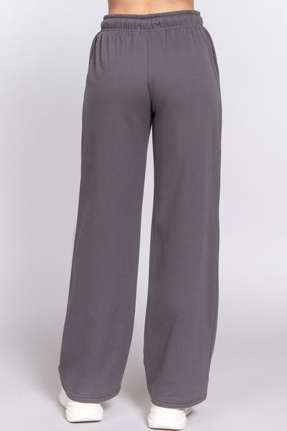 STRAIGHT LEG INNER FLEECE JOGGER PANTS