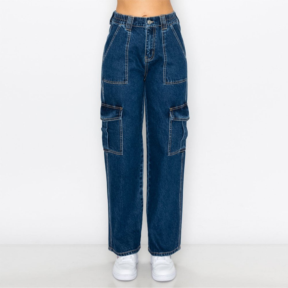 PAPER BAG SKATER JEANS