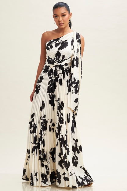 ROMEO PLEATED ONE S MAXI DRESS